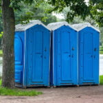 БУ туалетная кабина недорогая дешевая 029