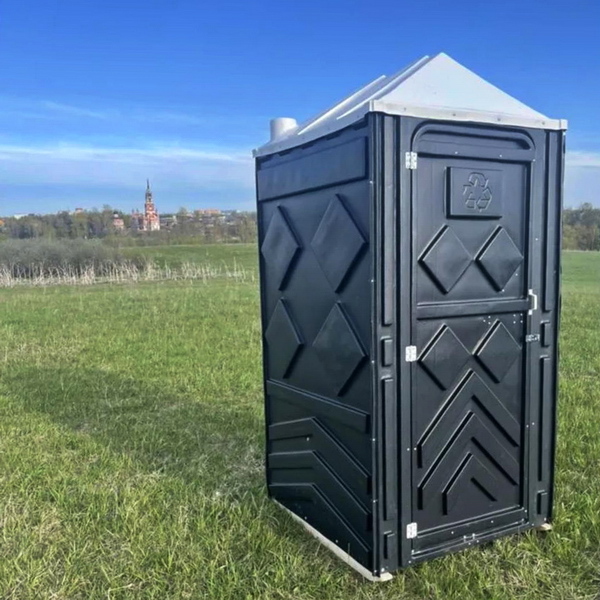 Туалетная кабина черная 00001