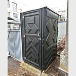 Туалетная кабина черная 00090