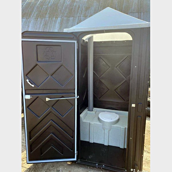 Туалетная кабина черная 00144