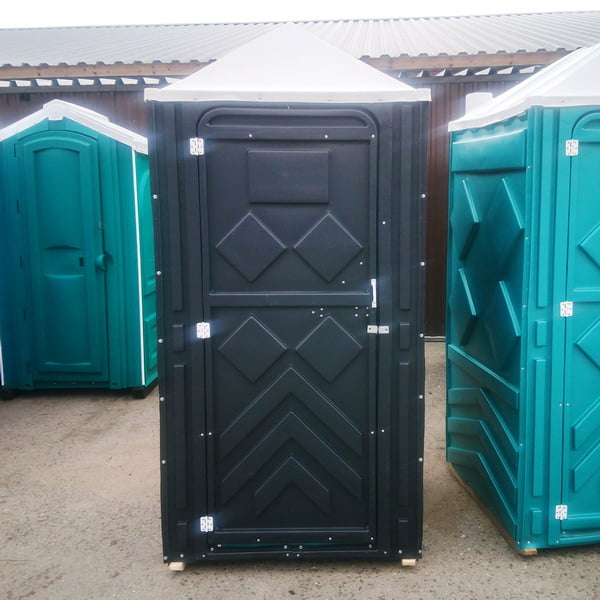 Туалетная кабина черная биотуалет эконом 033