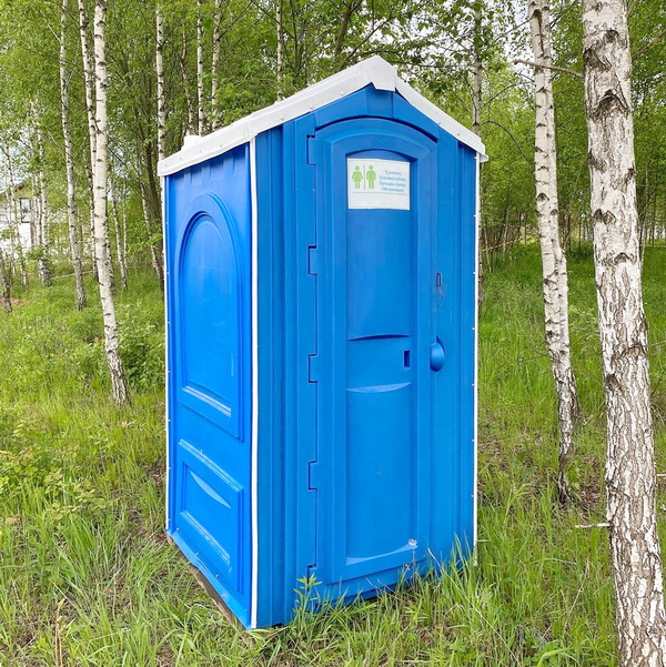 Туалетная кабина для стройки 00005