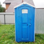 Туалетная кабина для стройки 00009