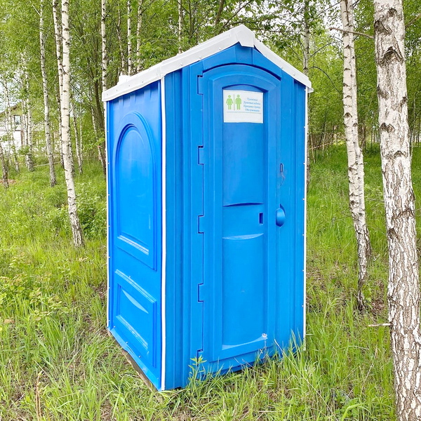 Туалетная кабина для стройки 00024