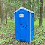 Туалетная кабина для стройки 00059